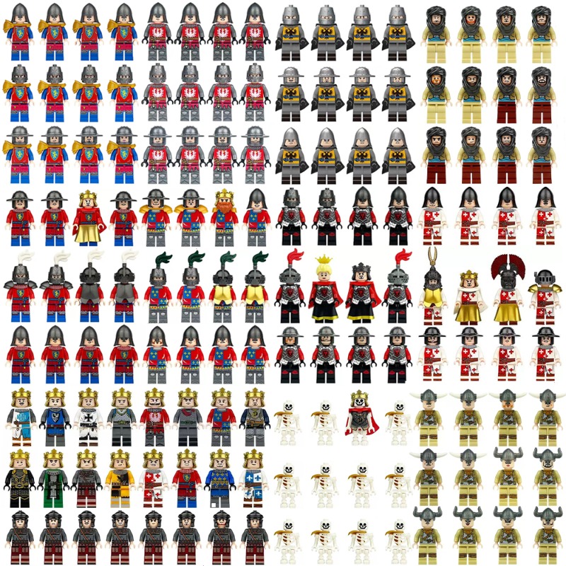 Building Block Mini - Ancient Roman medieval knights, building blocks,