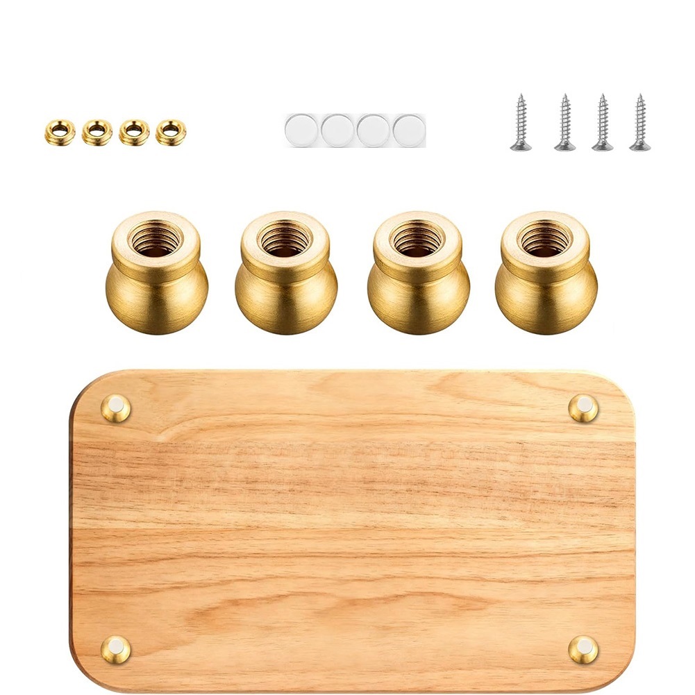 Brass Board Feet Set of 4 for  - đánh giá và giá Display Risers Set