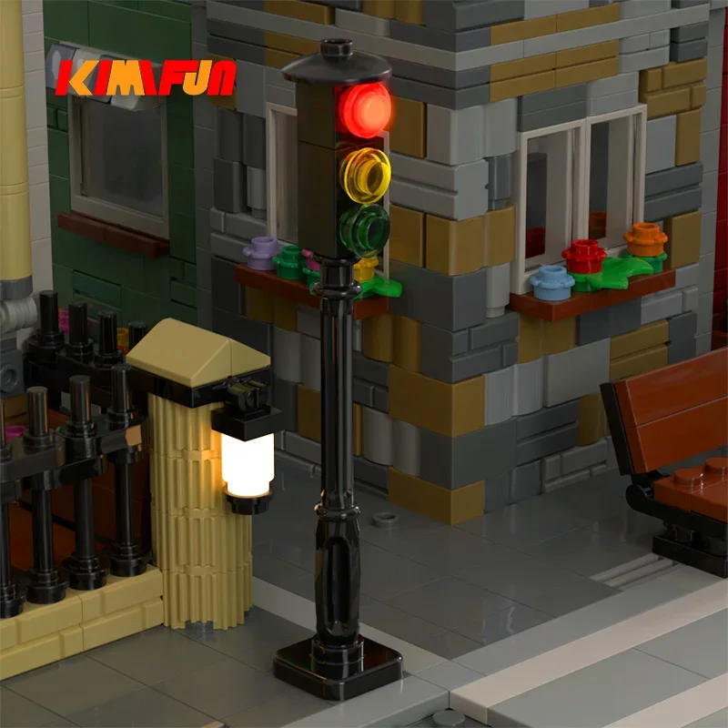 1pcs LED MOC Street Automatic  - đánh giá và giá Lego Set Creator