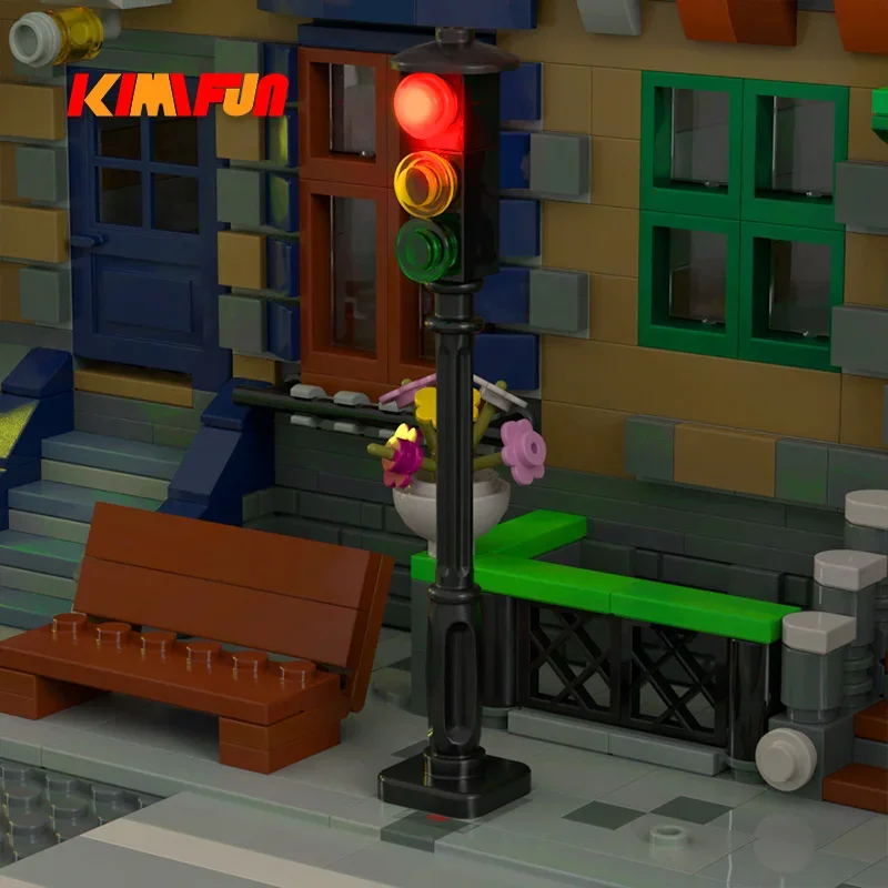 1pcs LED MOC Street Automatic  - đánh giá và giá Lego Set Creator